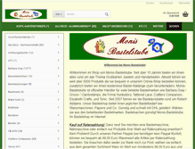 Tablet Screenshot of monis-bastelstube.de